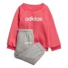 Adidas Linear Jogger Fleece Kleinkind Jogginganzug Pink Grau EI7962 -Sportbekleidung adidas Linear Jogger Fleece Kleinkind Jogginganzug pink grau EI7962 11865