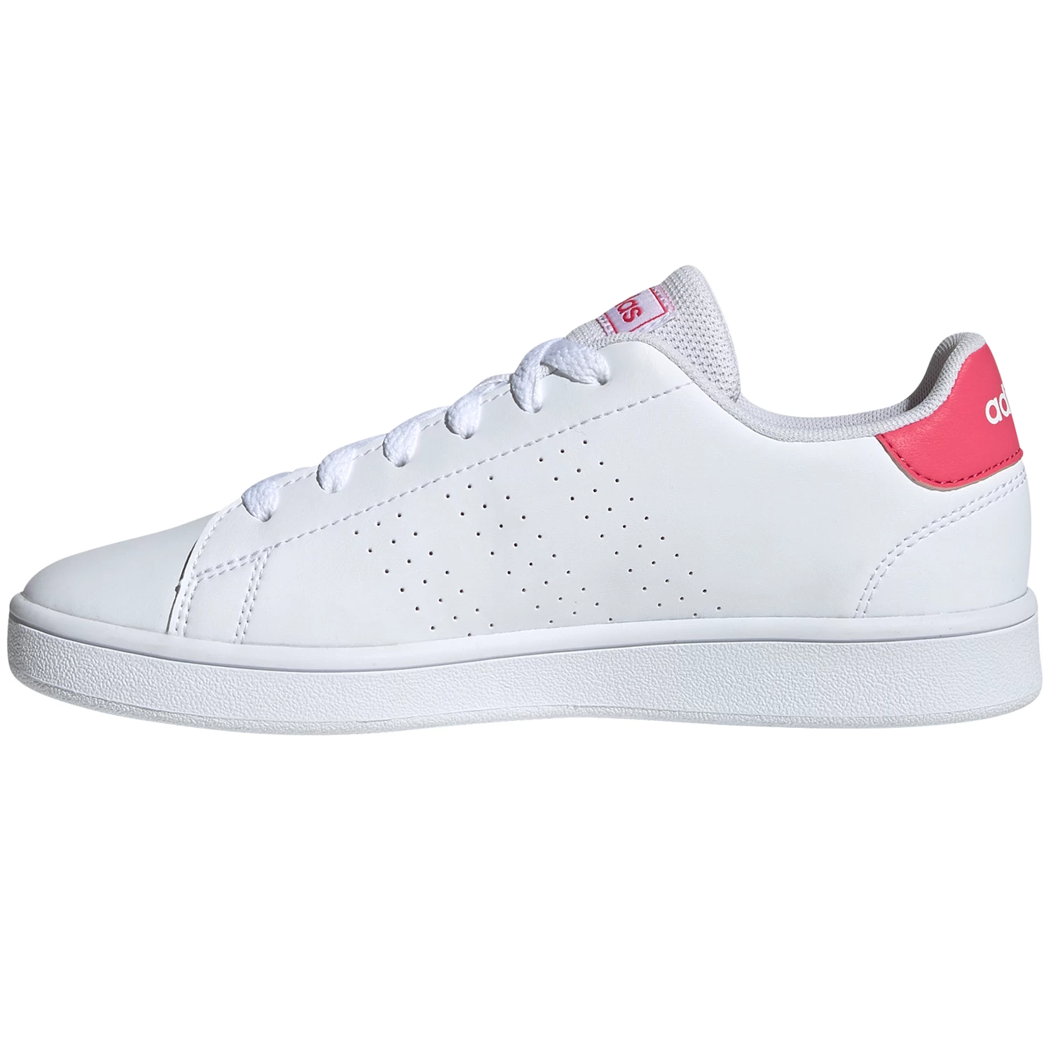 Adidas Performance Advantage K Sneaker Weiß Pink EF0211 4 Adidas Performance Advantage K Sneaker Weiß Pink EF0211 – Bild 2