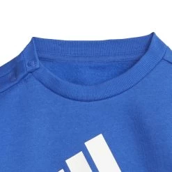 Adidas Performance Badge Of Sport Set Kinder Sportanzug Blau Grau -Sportbekleidung adidas Performance Badge of Sport Set Kinder Sportanzug blau grau 14232 3