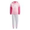 Adidas Performance Badge Of Sport Set Kinder Sportanzug Pink Grau H40267 -Sportbekleidung adidas Performance Badge of Sport Set Kinder Sportanzug pink grau H40267 14231