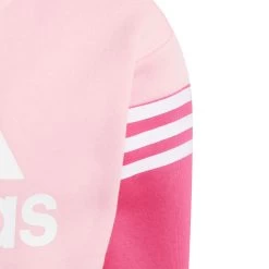 Adidas Performance Badge Of Sport Set Kinder Sportanzug Pink Grau H40267 -Sportbekleidung adidas Performance Badge of Sport Set Kinder Sportanzug pink grau H40267 14231 5