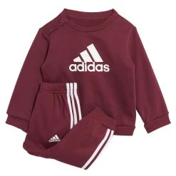 Adidas Performance Badge Of Sport Set Kinder Sportanzug Weinrot H28838