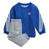 Adidas Performance Badge Of Sport Sportanzug Set Blau Grau -Sportbekleidung adidas Performance Badge of Sport Sportanzug Set blau grau 14259
