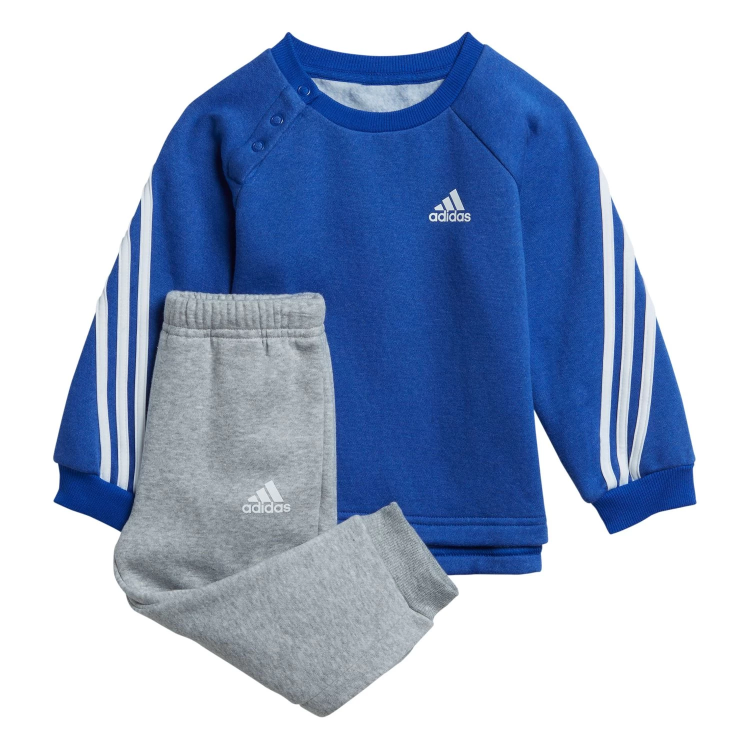 Adidas Performance Badge Of Sport Sportanzug Set Blau Grau 3 Adidas Performance Badge Of Sport Sportanzug Set Blau Grau
