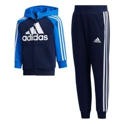 Adidas Performance French Terry Kinder Sportanzug Navy FM9728