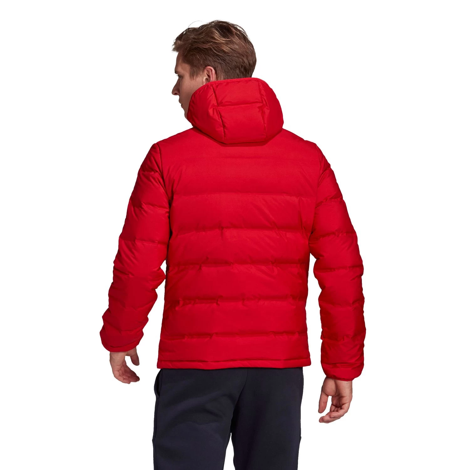 Adidas Performance Helionic Hooded Daunenjacke Rot Herren BS2982 4 Adidas Performance Helionic Hooded Daunenjacke Rot Herren BS2982 – Bild 2