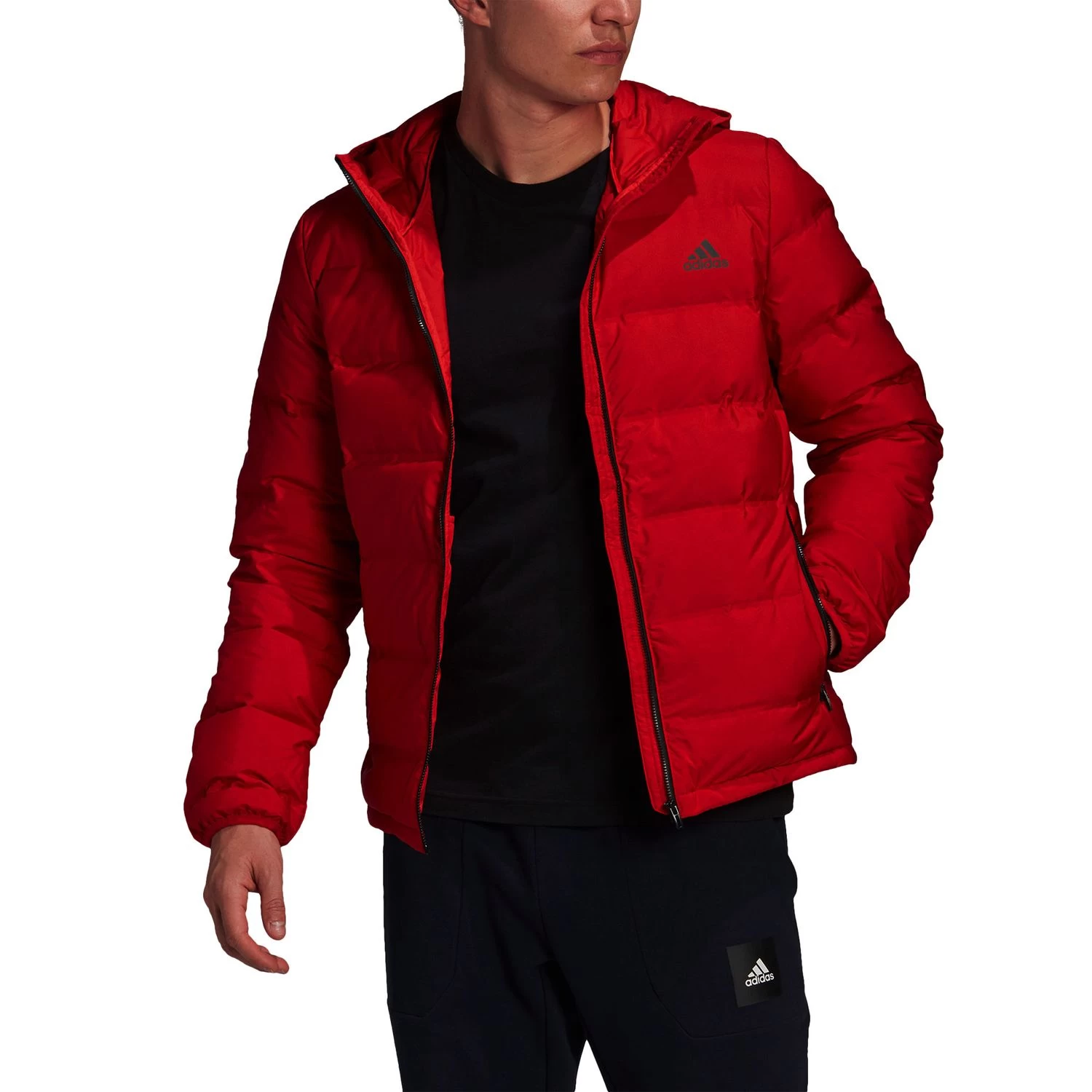 Adidas Performance Helionic Hooded Daunenjacke Rot Herren BS2982 7 Adidas Performance Helionic Hooded Daunenjacke Rot Herren BS2982 – Bild 5