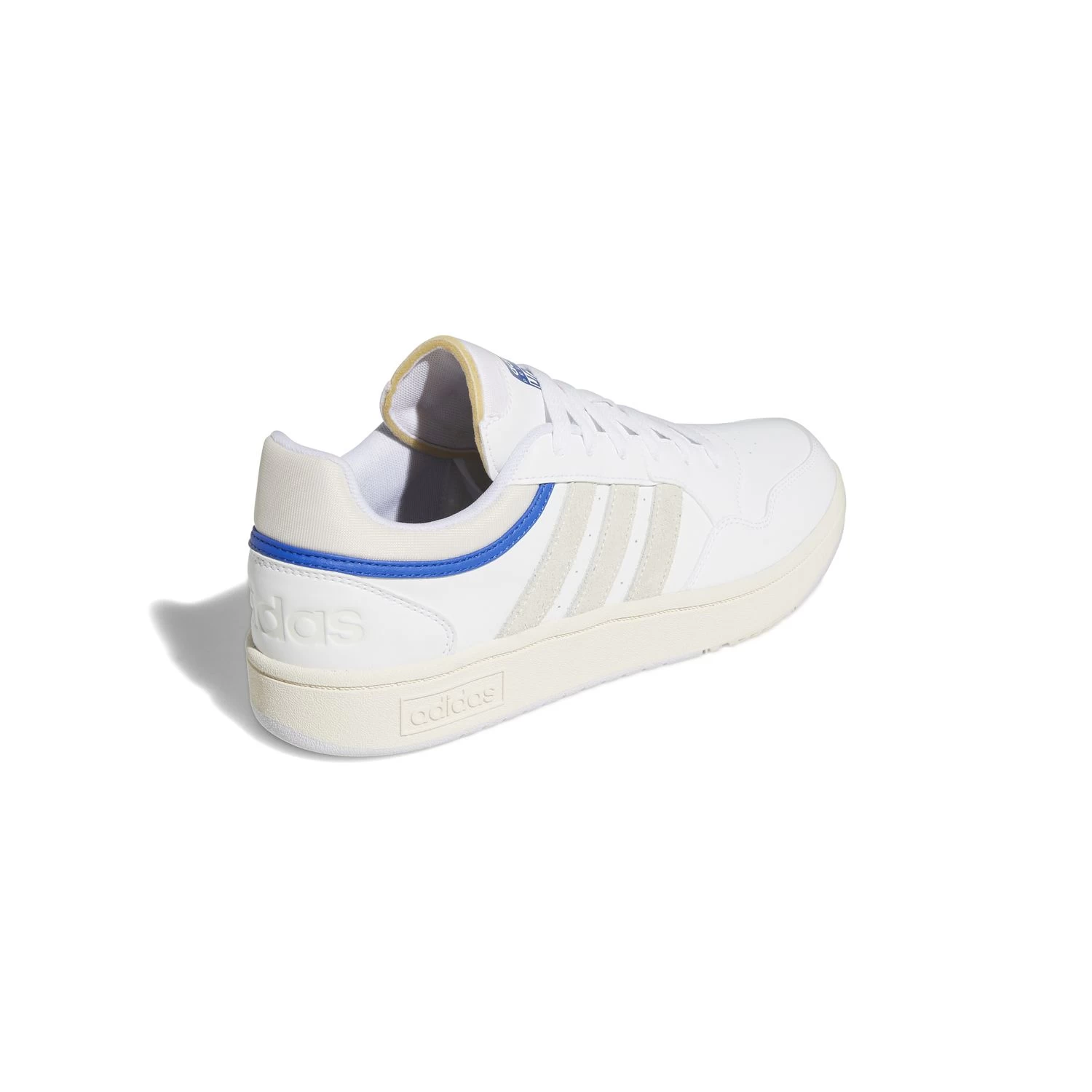 Adidas Performance Hoops 3.0 Sneaker Weiß Beige Blau 8 Adidas Performance Hoops 3.0 Sneaker Weiß Beige Blau – Bild 6
