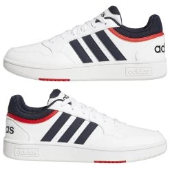 Adidas Performance Hoops 3.0 Sneaker Weiß Schwarz Rot -Sportbekleidung adidas Performance Hoops 3 0 Sneaker weiss schwarz rot 14685 8