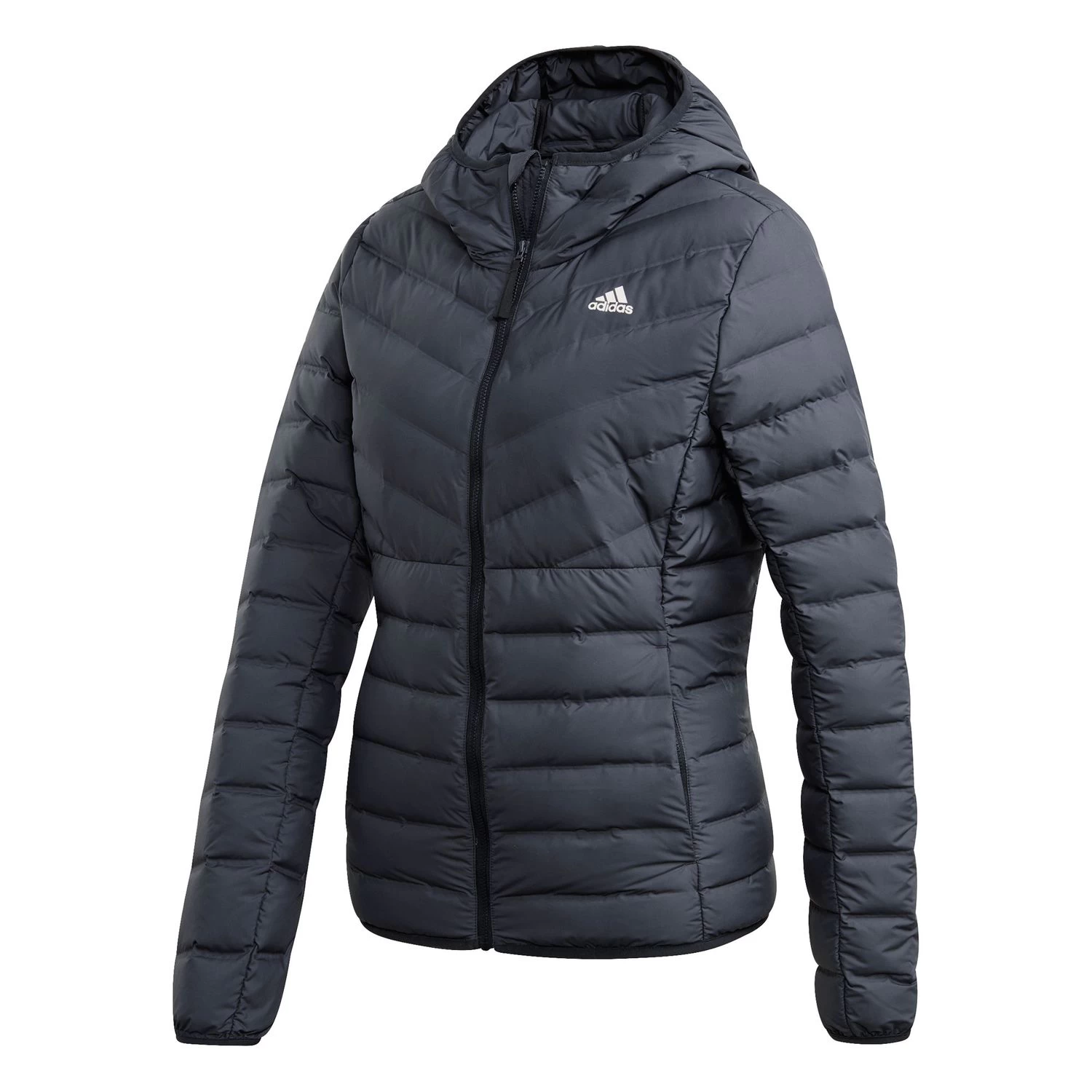 Adidas Performance Varilite 3S Hooded Jacket Damenjacke Grau DZ1520 3 Adidas Performance Varilite 3S Hooded Jacket Damenjacke Grau DZ1520