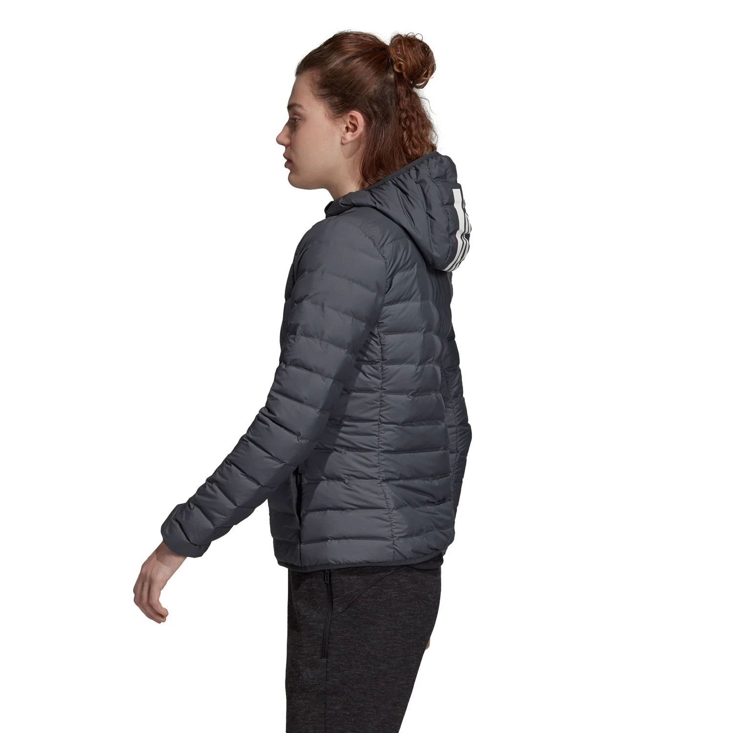 Adidas Performance Varilite 3S Hooded Jacket Damenjacke Grau DZ1520 7 Adidas Performance Varilite 3S Hooded Jacket Damenjacke Grau DZ1520 – Bild 5