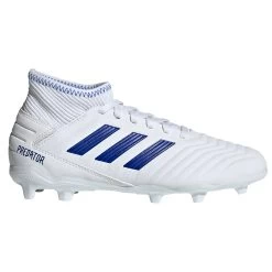 Adidas Predator 19.3 FG J Kinder Fußballschuhe Weiß Blau CM8535