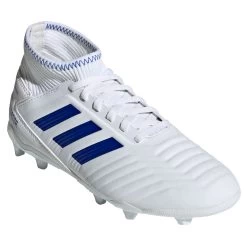 Adidas Predator 19.3 FG J Kinder Fußballschuhe Weiß Blau CM8535 -Sportbekleidung adidas Predator 19 3 FG J Kinder Fussballschuhe weiss blau CM8535 11727 5