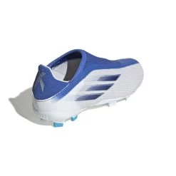 Adidas X Speedflow.3 LL FG J Kinder Fußball Nockenschuhe Weiß Blau -Sportbekleidung adidas X Speedflow 3 LL FG J Kinder Fussball Nockenschuhe weiss blau 14465 4