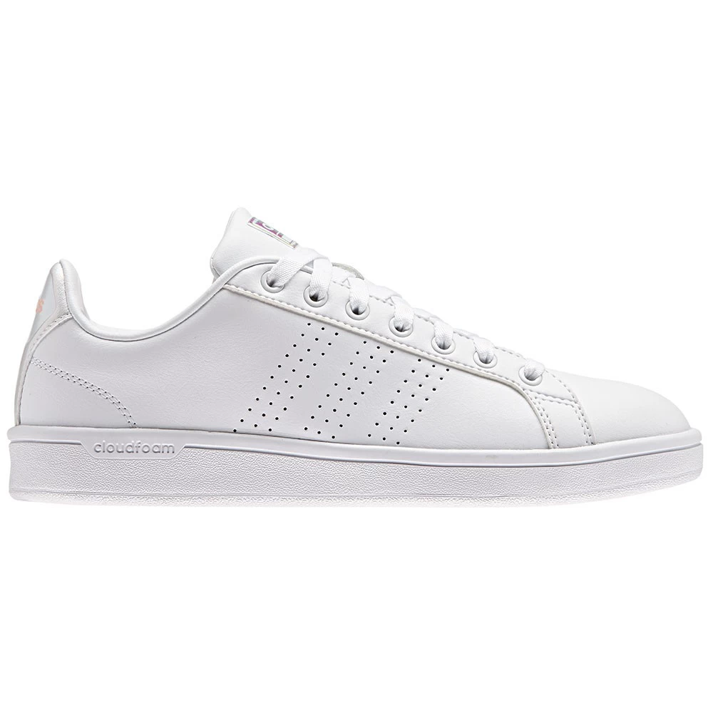 Adidas Neo Cloudfoam Advantage Clean Sneaker Damen Weiß 4 Adidas Neo Cloudfoam Advantage Clean Sneaker Damen Weiß – Bild 2